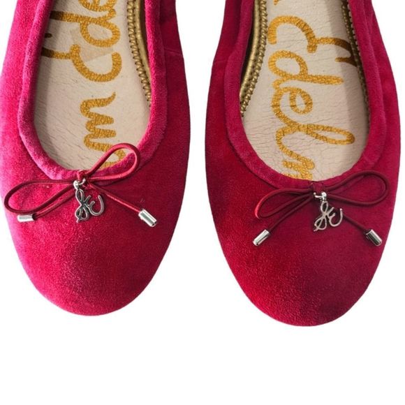 Sam Edelman Felicia Flat in Pink Suede Sz 6M. - Picture 6 of 13